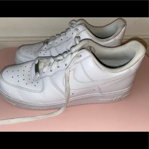 White Nike Air Force 1 in great condition